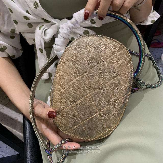 Chanel女包 A0765# 香奈兒2019最新爆款 紐約系列 早秋相機包 恐龍蛋包 Chanel單肩斜挎包  djc3252
